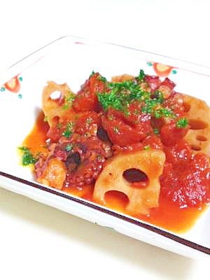 圧力鍋で タコとレンコンのトマト煮 レシピ 作り方 By Tsuguminokoneta 楽天レシピ 圧力鍋で タコとレンコンのトマト煮 レシピ 作り方 By Tsuguminokoneta 楽天レシピ