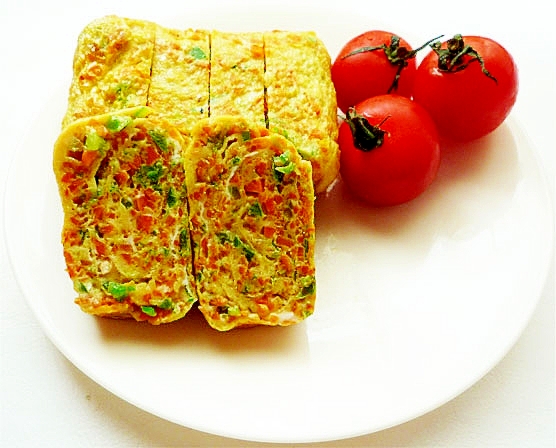 ケランマリ 韓国風カラフル玉子焼き