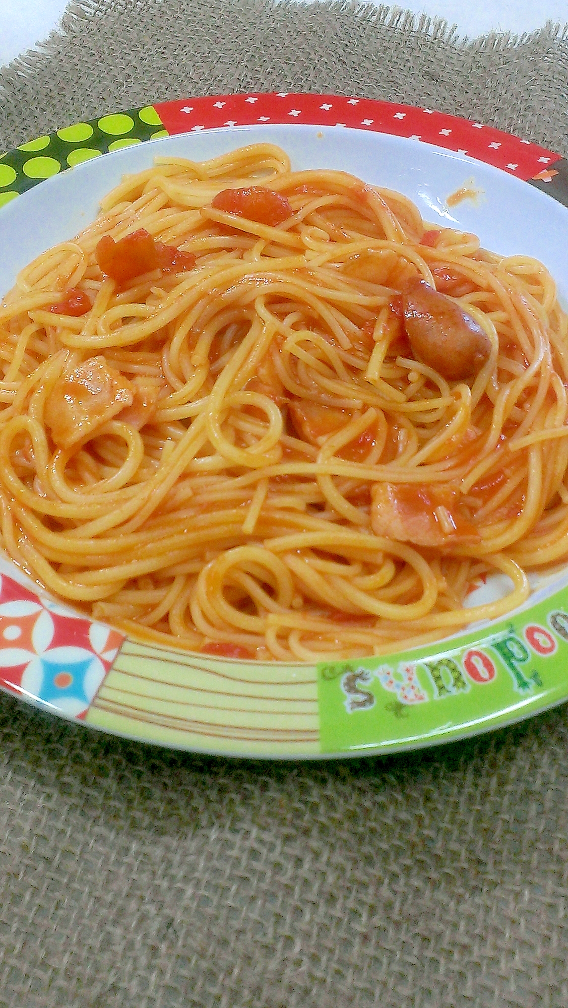 簡単！子供用トマトパスタ♪