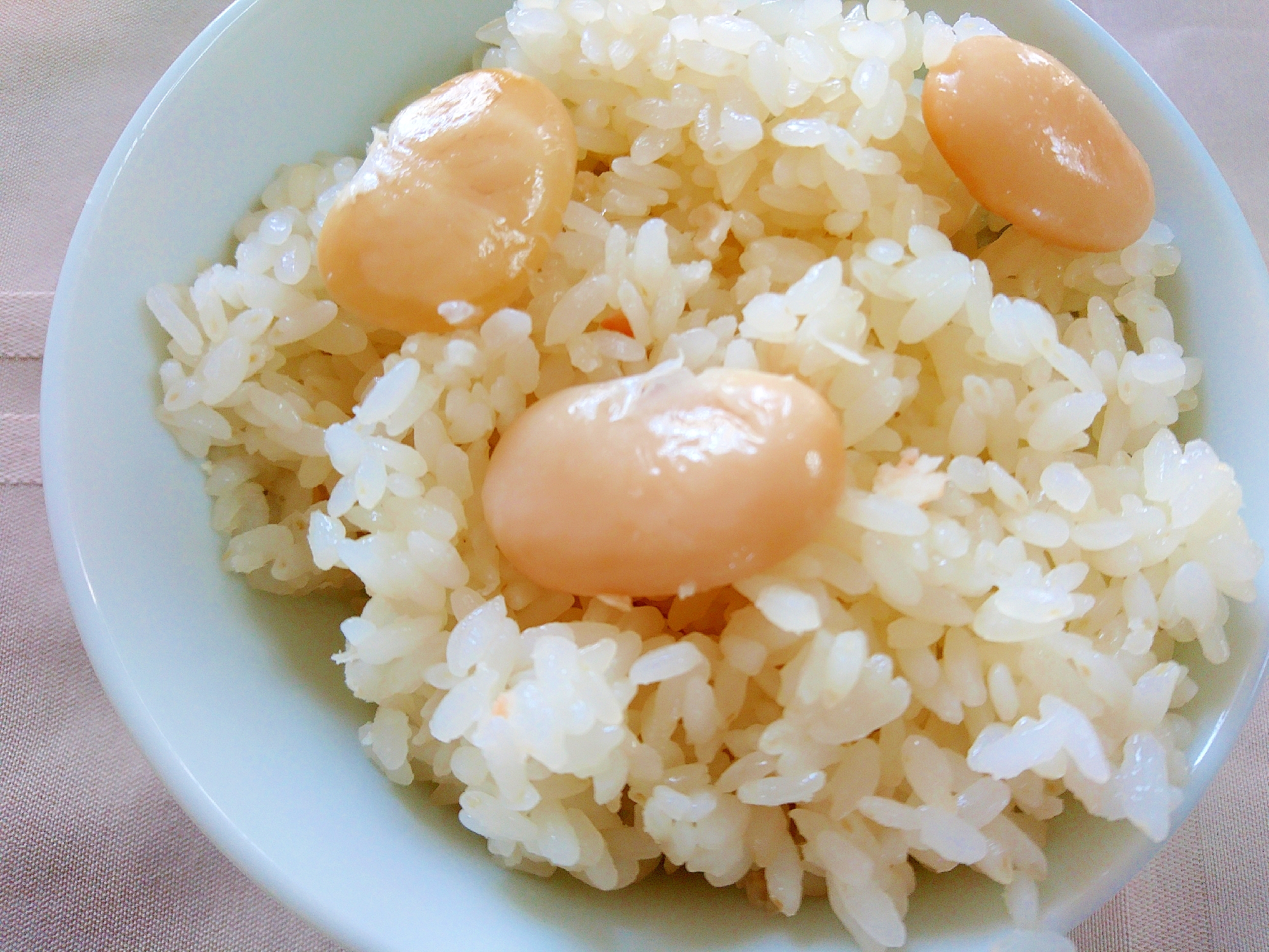 白いんげん豆のおこわ 活力鍋 レシピ 作り方 By Hirohyt102 楽天レシピ