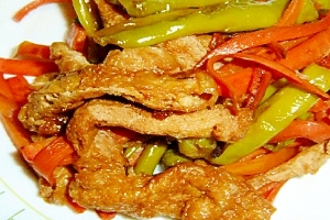 伏見とうがらしと薄揚げの煮物