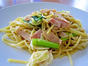 塩麹のバジルパスタ☆