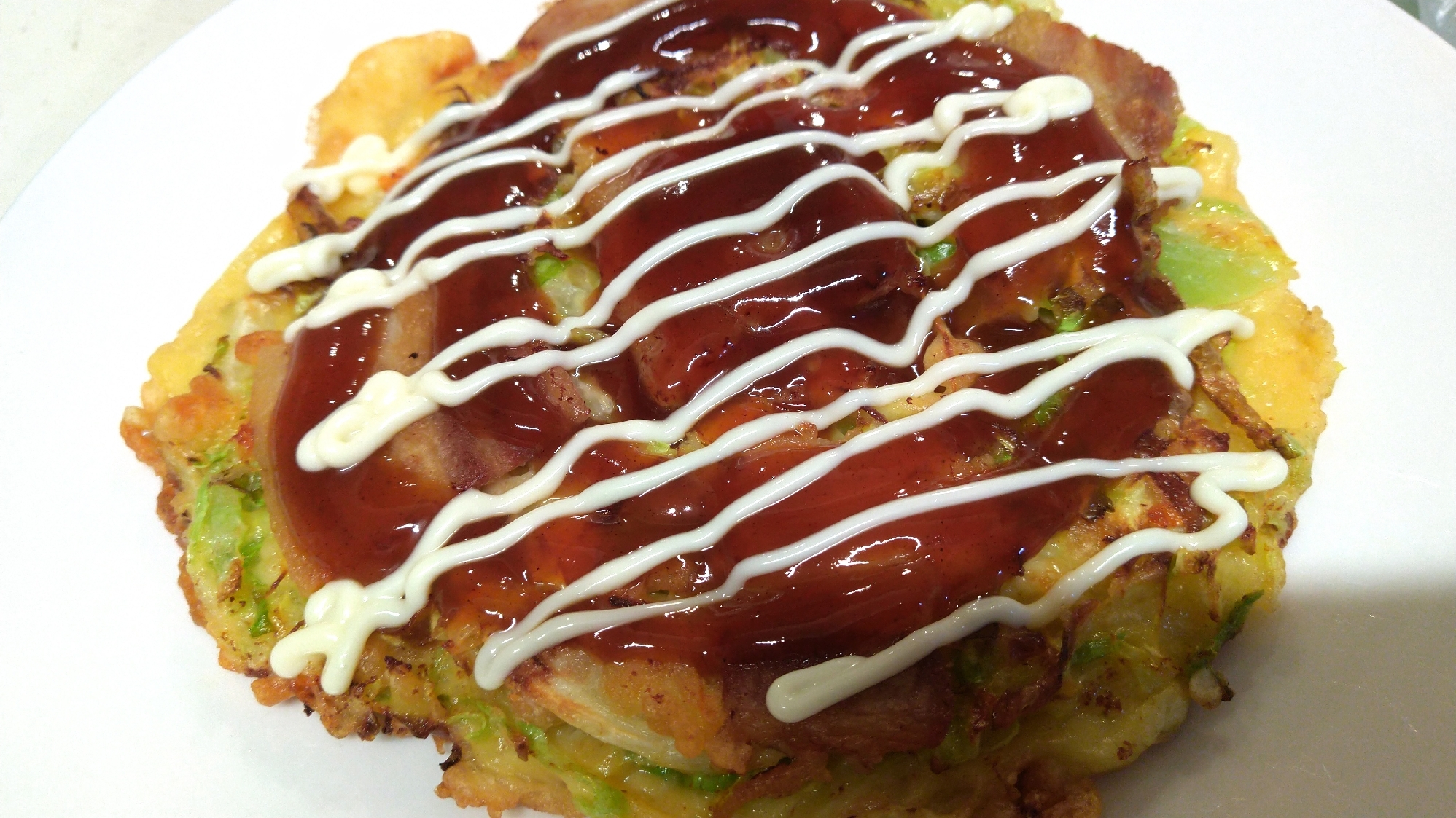 小麦粉で☆ふっくらお好み焼き