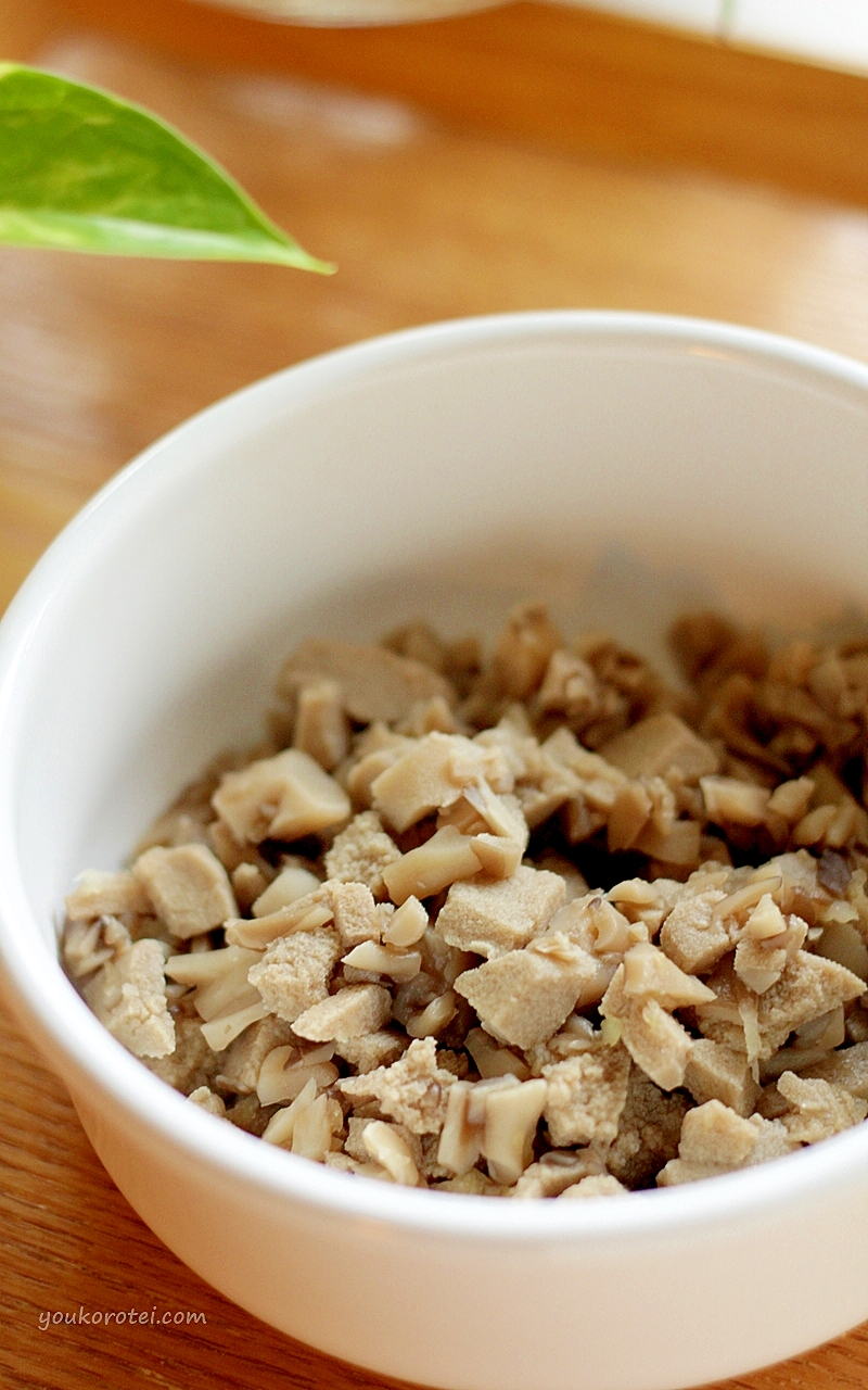 ヘルシー美味！高野豆腐と舞茸のそぼろ煮