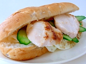 お手軽♪高タンパクな朝食サンド