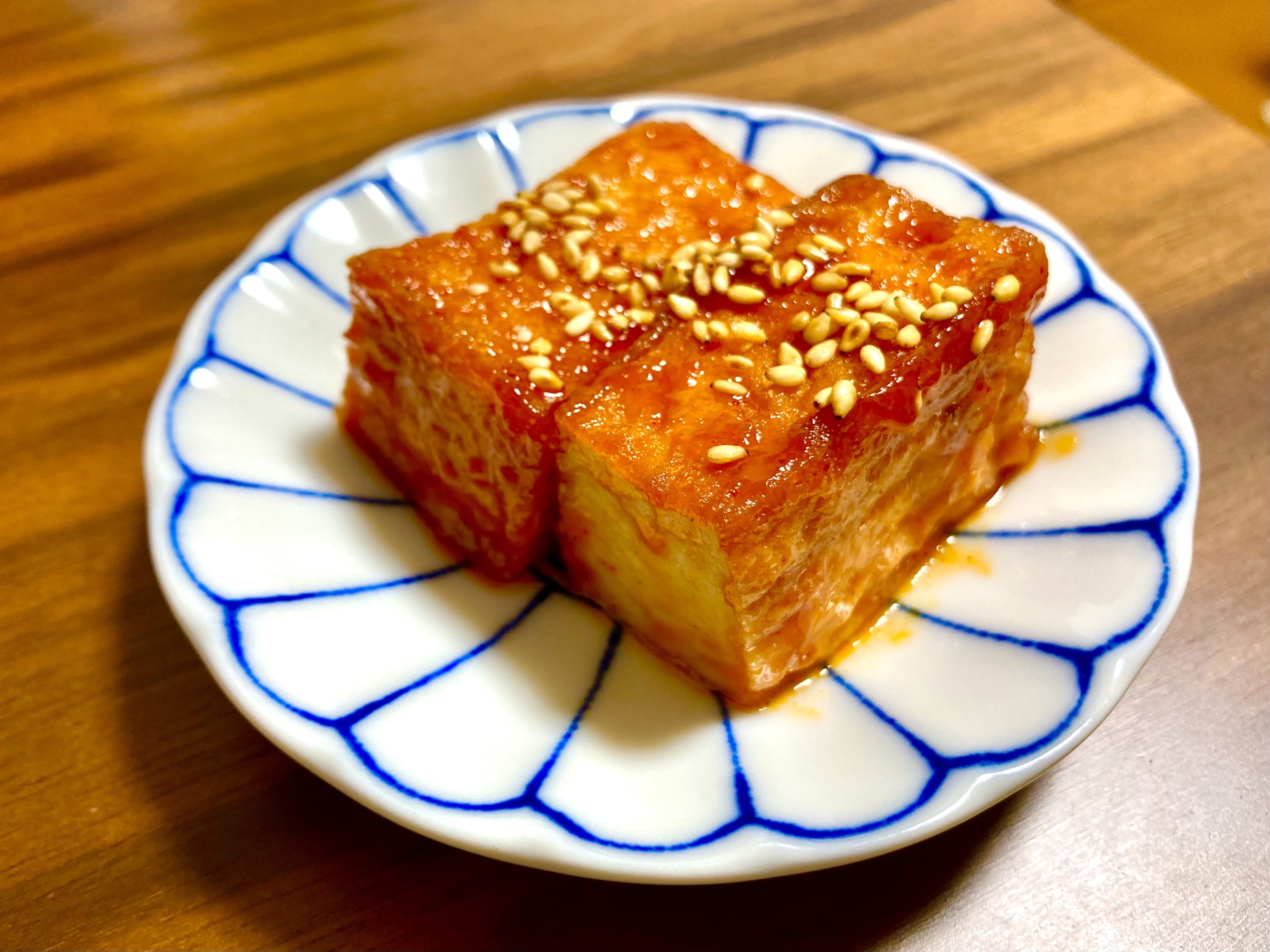 韓国風*厚揚げのコチュジャン焼き