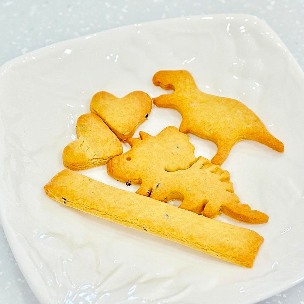 【砂糖不使用】米粉の黒ごまきな粉クッキー