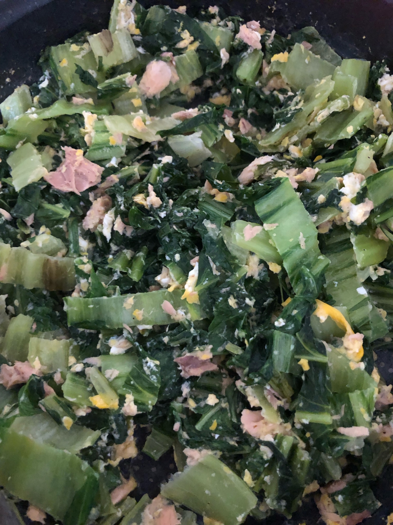 広島菜の中華風炒め