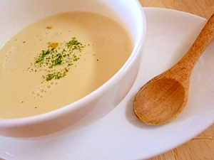 豆乳とコーンのスープ