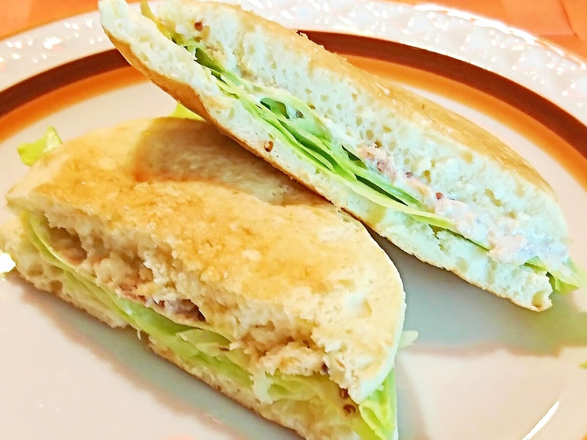 ツナのパンケーキサンド レシピ 作り方 By メリッコ 楽天レシピ ツナのパンケーキサンド レシピ 作り方 By メリッコ 楽天レシピ