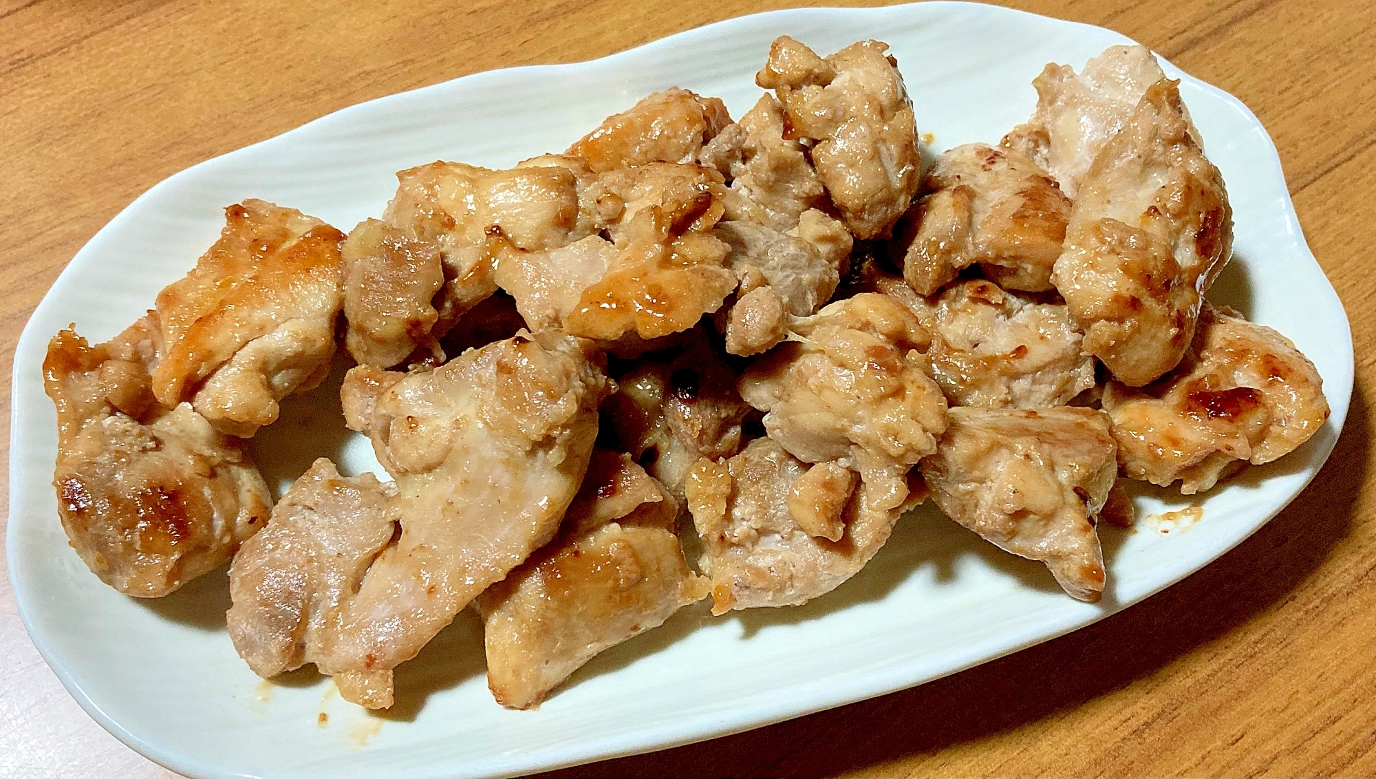 鶏もも肉の梅風味焼き