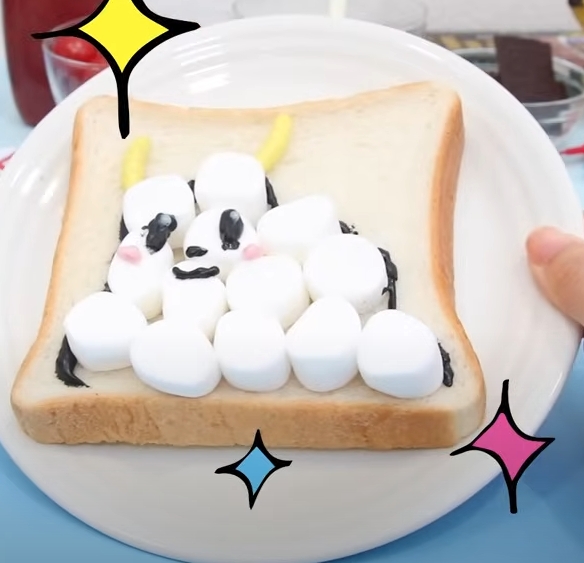 焼いてびっくり☆とろ〜りくもりんアレンジトースト！