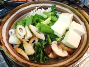 寒い日に体がポカポカ温まる～焼酎鍋♪