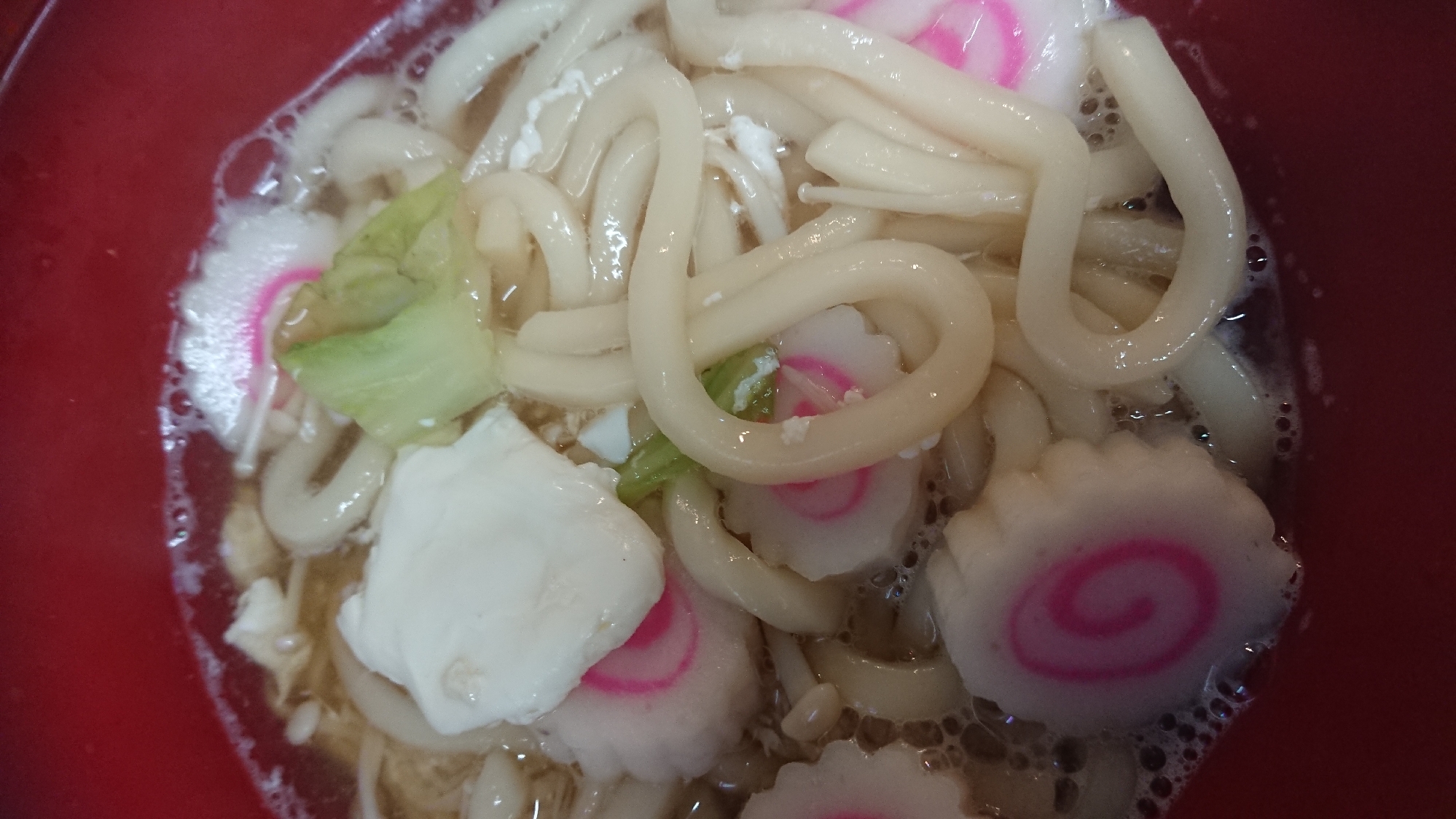 キャベツたまごうどん