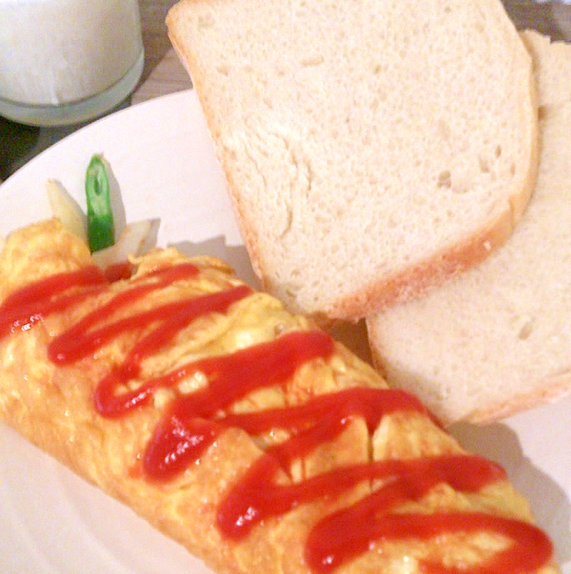 ポテトとアスパラのオムレツ