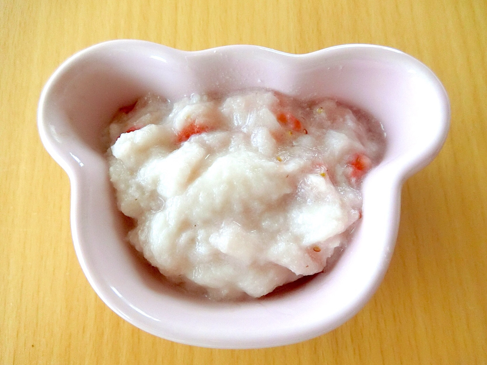 5分で完成 離乳食 中期 ミルクパン粥 いちご入 レシピ 作り方 By 安くて 早くて 美味しい 楽天レシピ 5分で完成 離乳食 中期 ミルクパン粥 いちご入 レシピ 作り方 By 安くて 早くて 美味しい 楽天レシピ