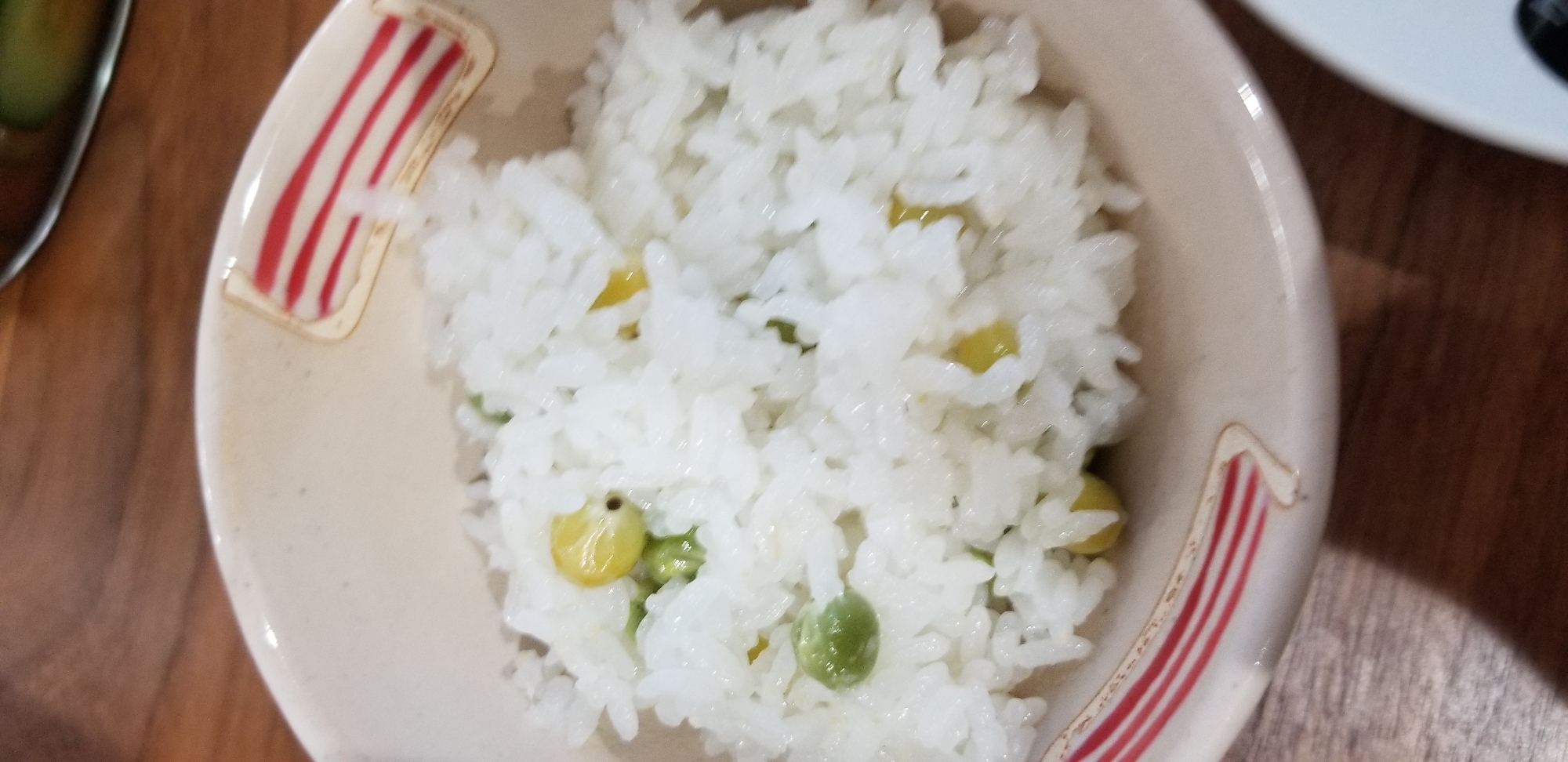 もちもち豆ごはん