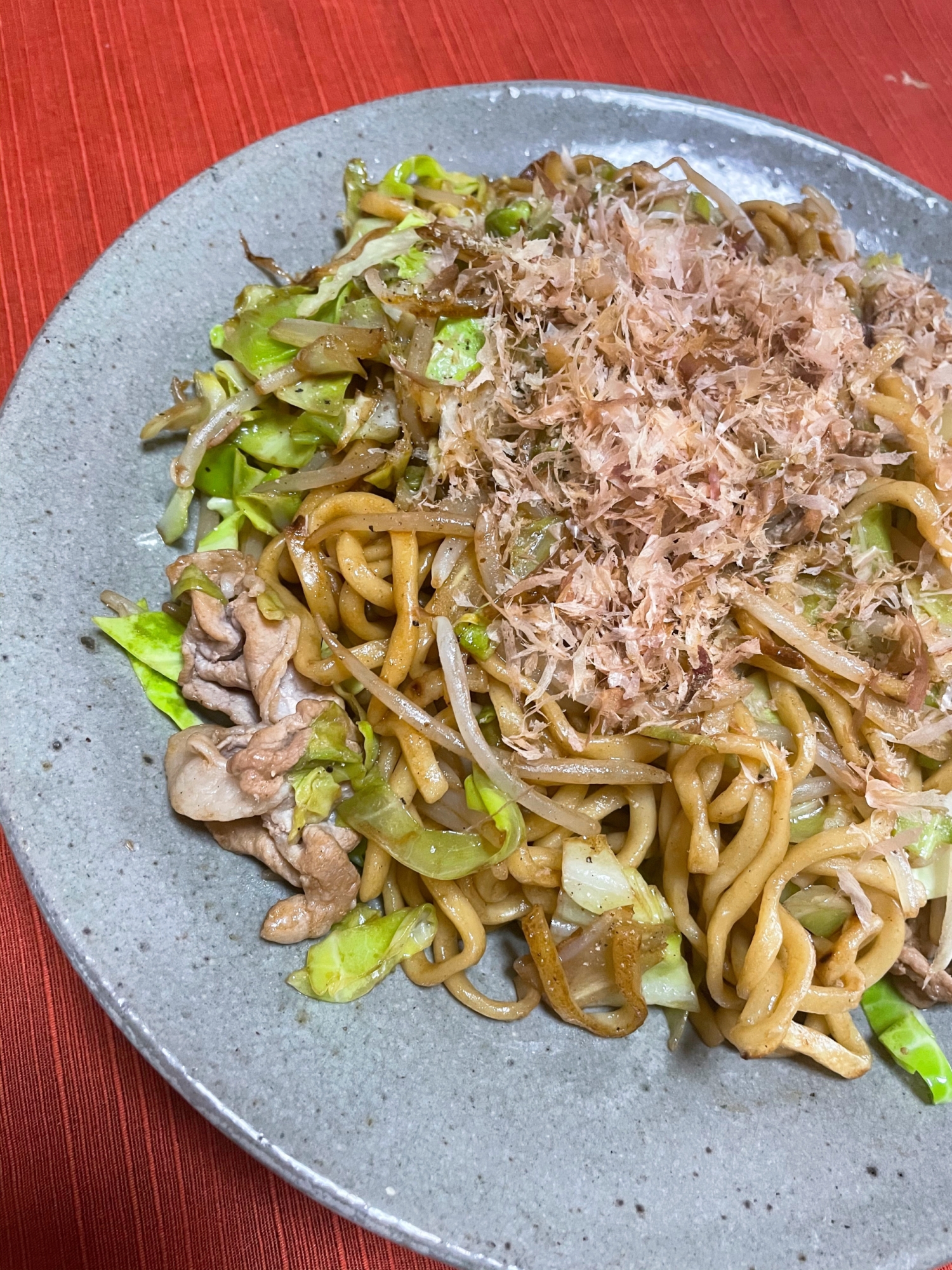 我が家のカリッとキャベツ焼きそば