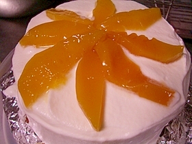 お手軽 マンゴーとバナナのトロピカルデコケーキ レシピ 作り方 By けふみ 楽天レシピ