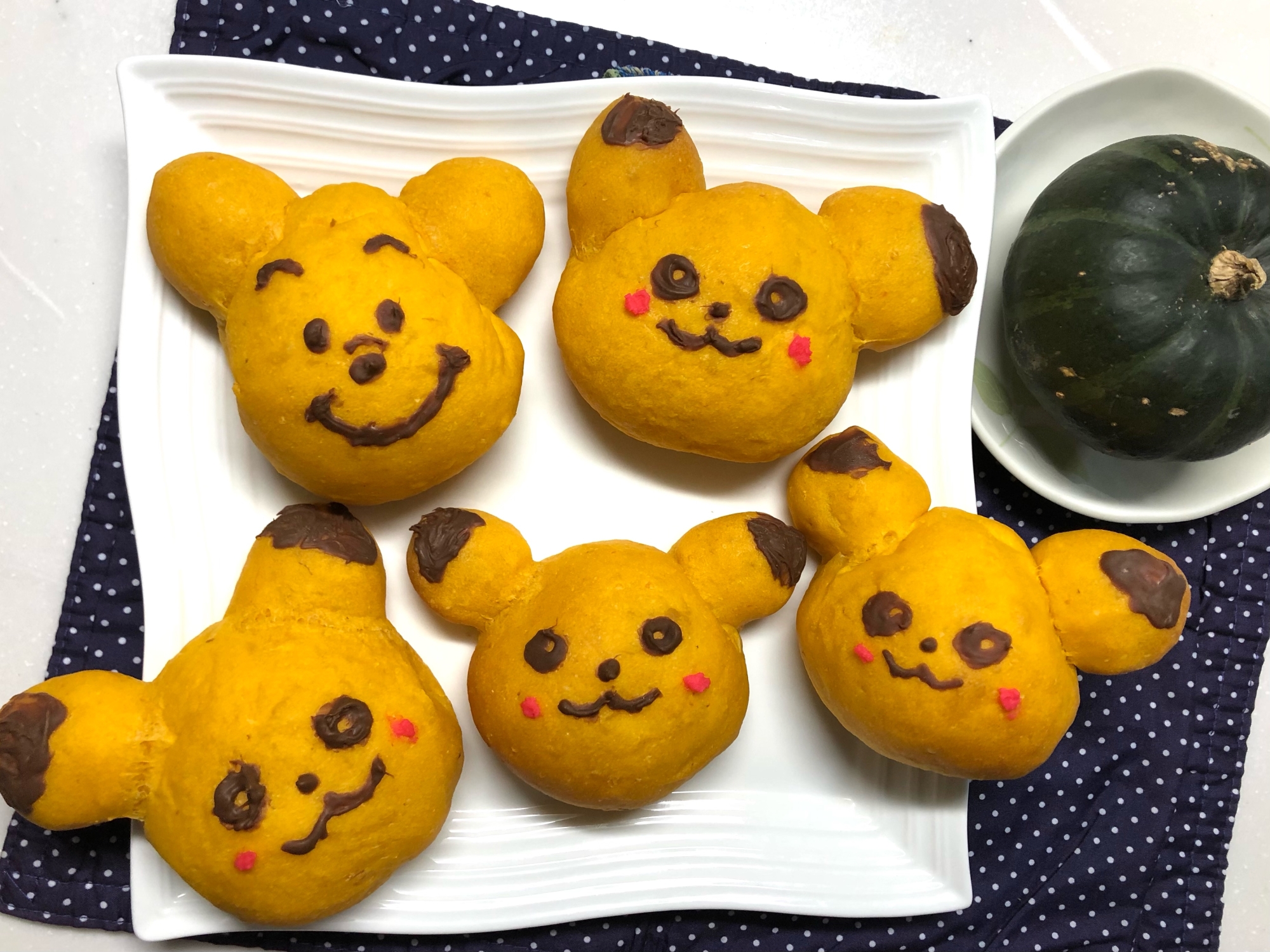 かぼちゃの丸パン ピカチュウパン プーさん レシピ 作り方 By 善ちゃん 楽天レシピ かぼちゃの丸パン ピカチュウパン プーさん レシピ 作り方 By 善ちゃん 楽天レシピ