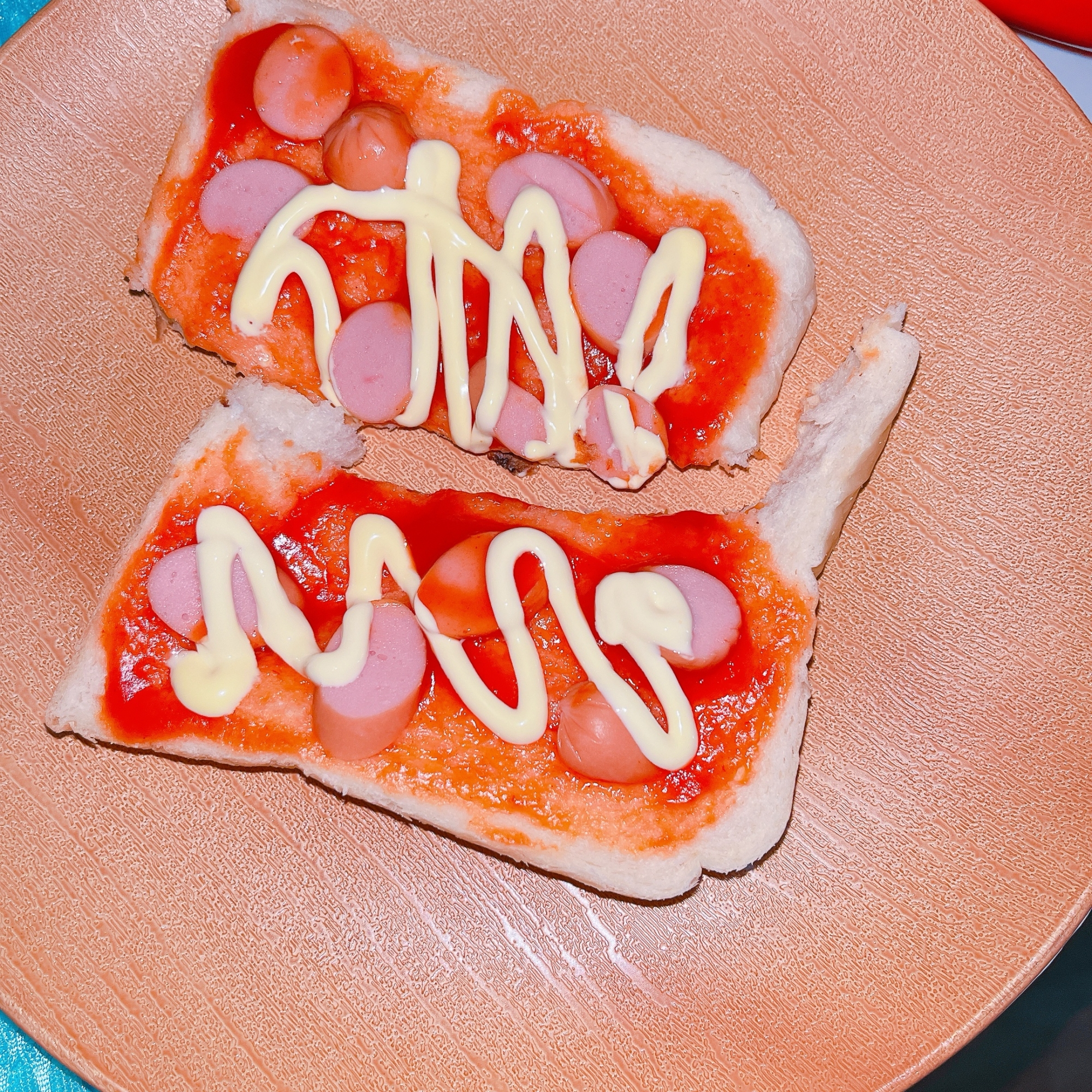レンジメート⌇簡単⌇もちっとピザトースト⌇朝ごはん