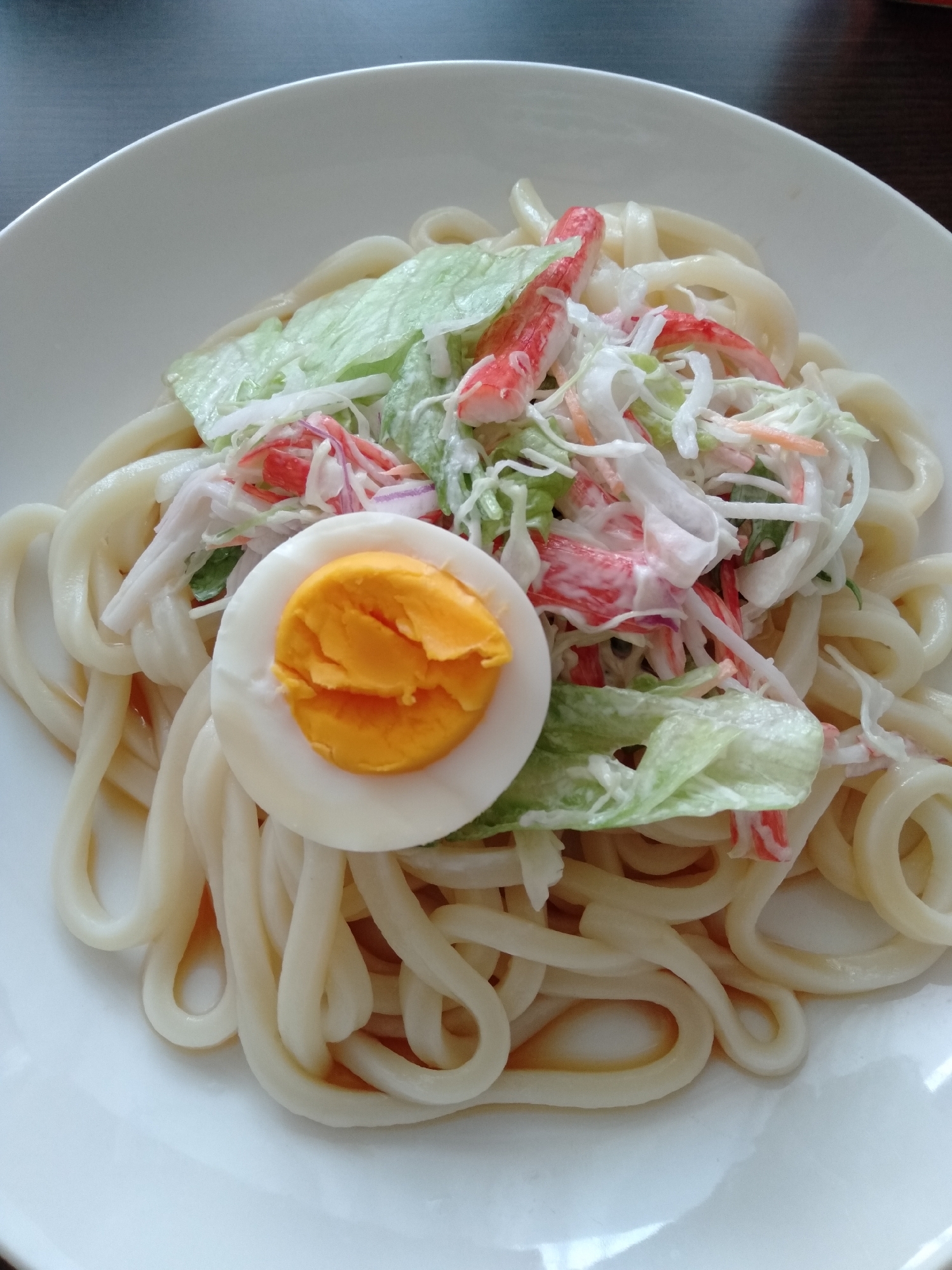 簡単ランチに！サラダうどん