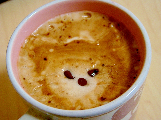 バリスタdeお絵かきカフェオレ レシピ 作り方 By Sundisk 楽天レシピ