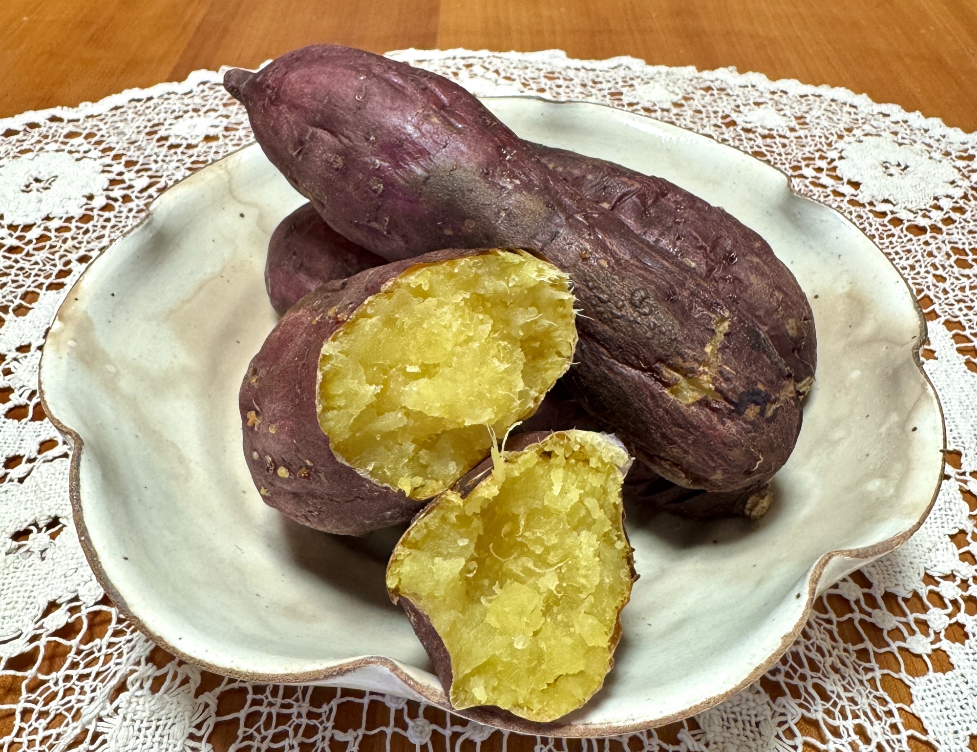蒸してから焼いて!ホクッモチッ甘〜い☆さつまいも