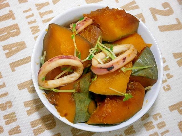 かぼちゃとイカの煮物 レシピ 作り方 By なな1151 楽天レシピ