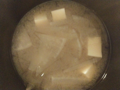 ★お味噌汁★豆腐と大根
