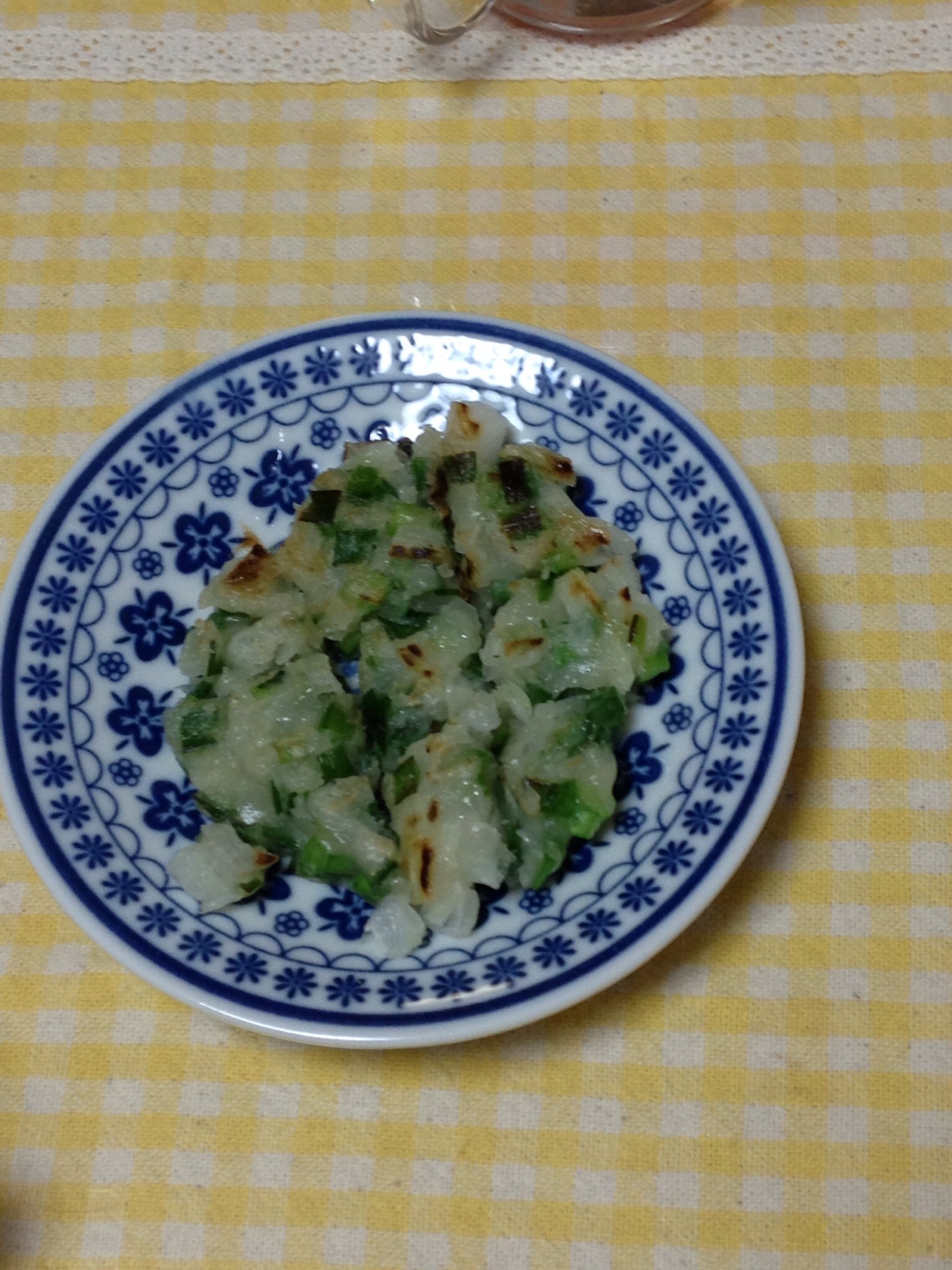 離乳食におすすめ☆ニラと玉ねぎのチヂミ