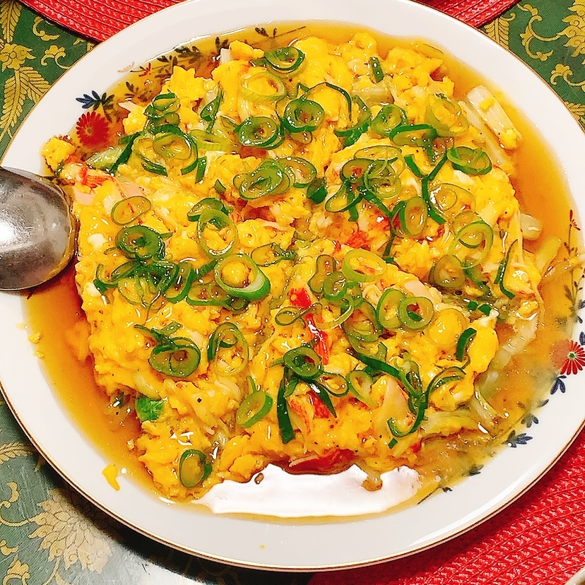 カニカマ卵♪あんかけ