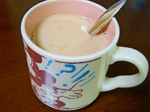 手軽に体を温める生姜豆乳紅茶