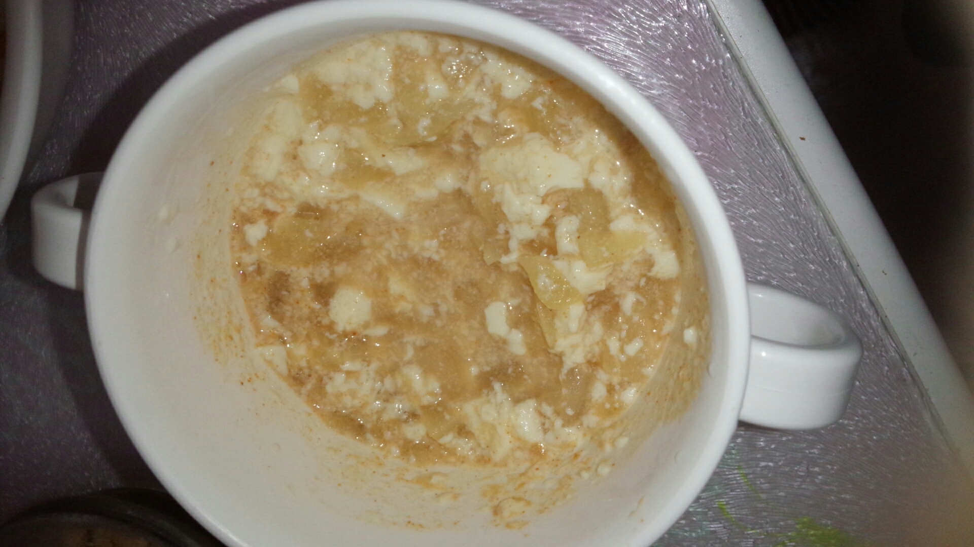 離乳食中期 りんごと豆腐のきなこ煮 レシピ 作り方 By たくみ905 楽天レシピ