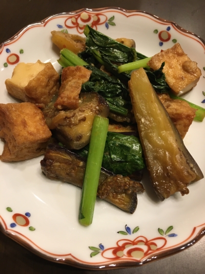 豆板醤と生姜が効いていて、ナスもトロトロで、ナス嫌いの夫も美味しく食べてくれました^_^