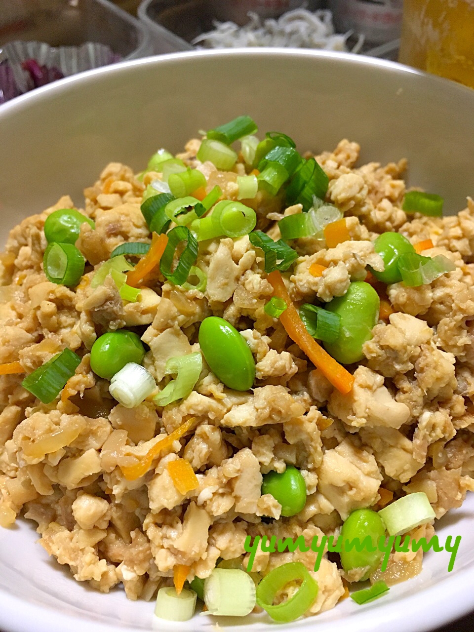 炒り豆腐です シーチキン 卵入りでボリューム満点 レシピ 作り方 By ゆんゆんゅん 楽天レシピ