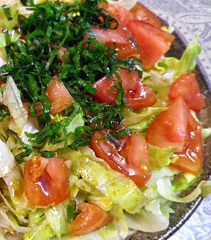 トマトレタスの和風大葉サラダ レシピ 作り方 By Leopoo 楽天レシピ トマトレタスの和風大葉サラダ レシピ 作り方 By Leopoo 楽天レシピ