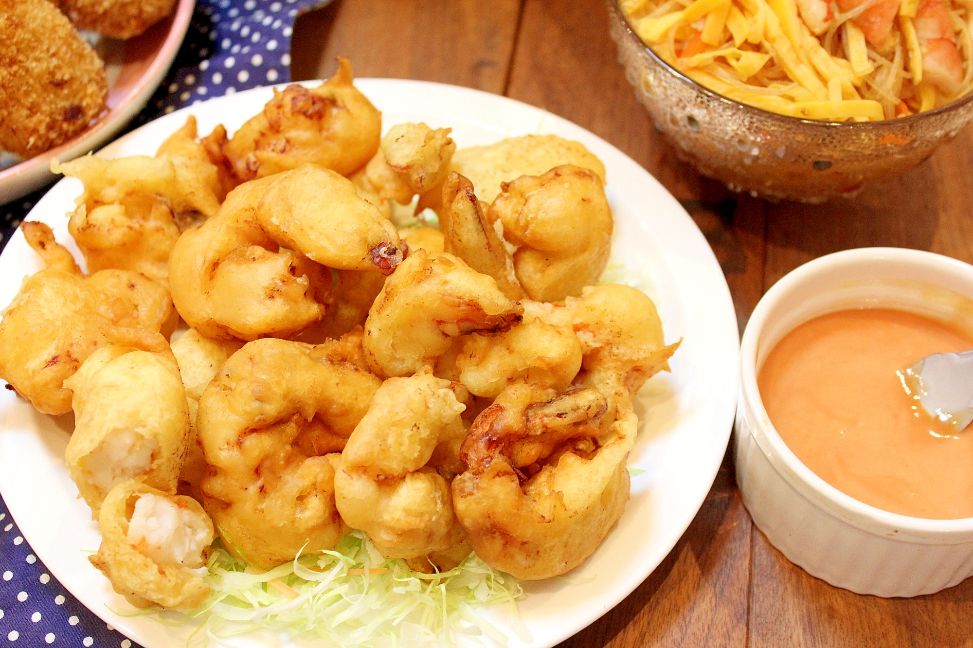 海老のフリッター 手作りエビマヨソース レシピ 作り方 By ラムちゃん1224 楽天レシピ