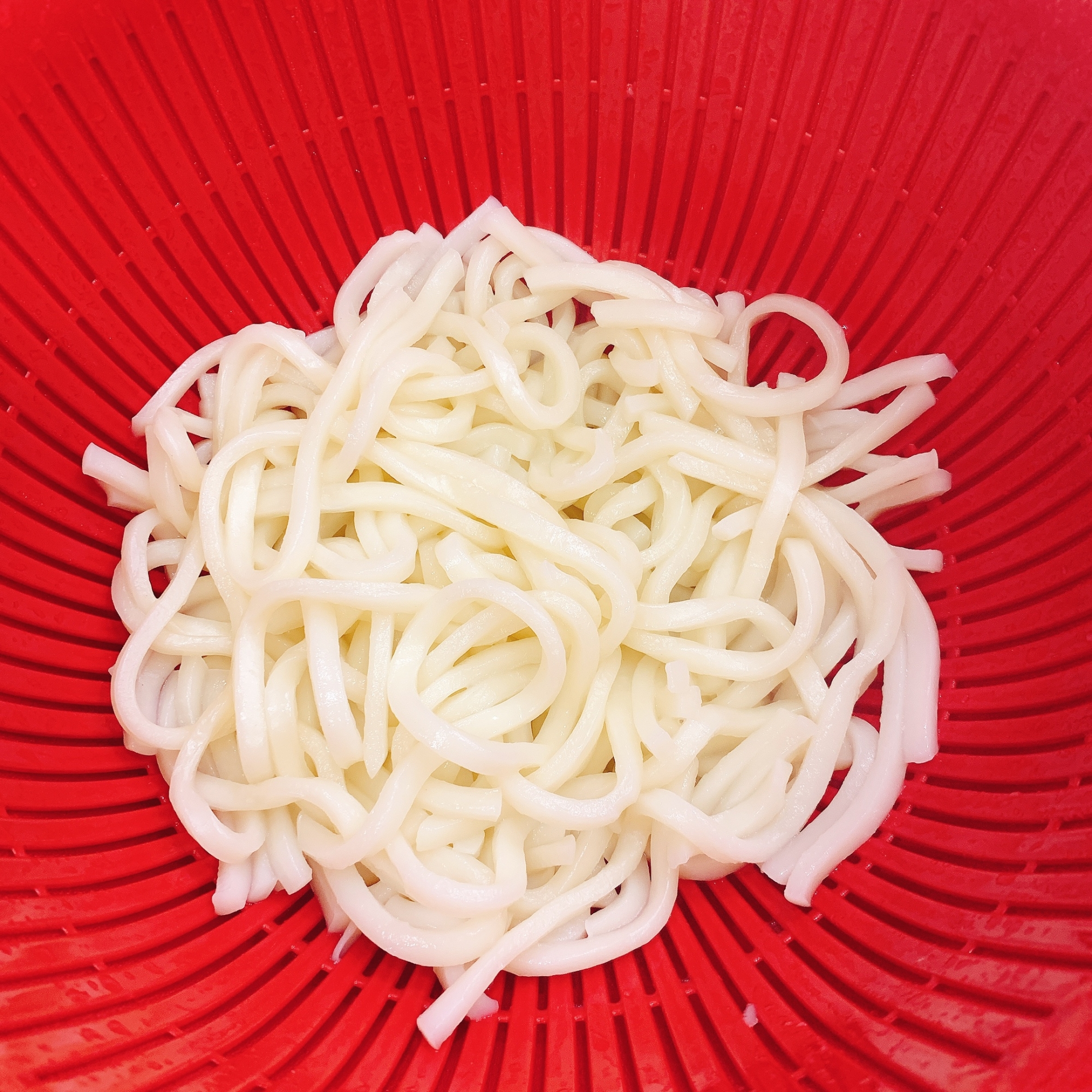 レンジで簡単!茹でうどん!