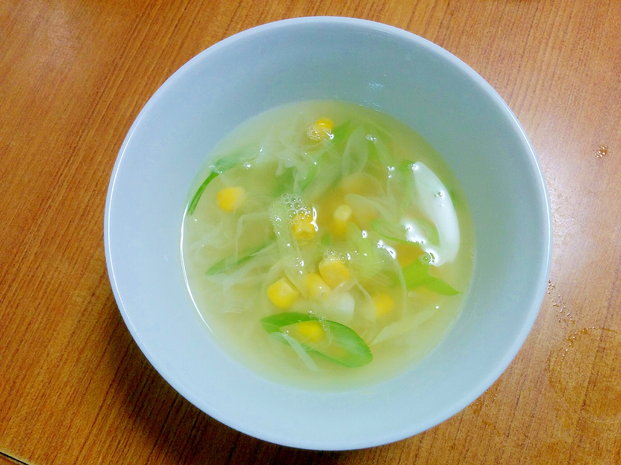 中華風♪にんにくコーンスープ