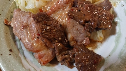 豚ロース肉のどろソース焼き