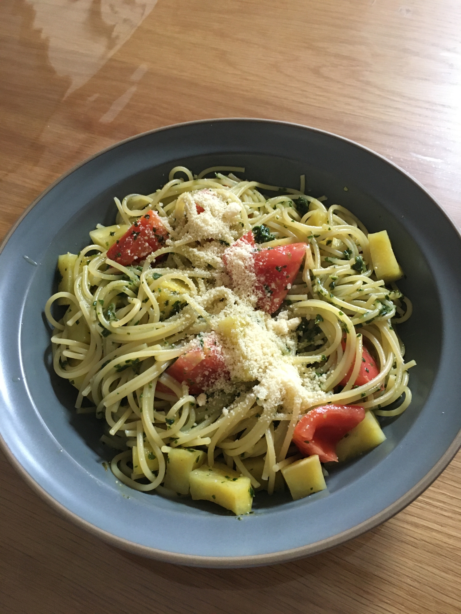 ワンパンで簡単 ジェノベーゼパスタ レシピ 作り方 By Sara 楽天レシピ