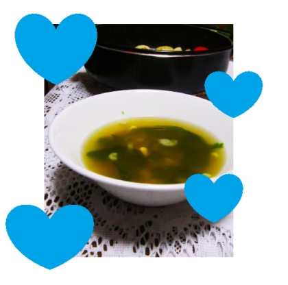 月のおとさん、コンソメスープを作りました♪
とっても美味しかったです♪♪レシピ、ありがとうございます！！
良い夜＆明日をお過ごしくださいませ☆☆☆