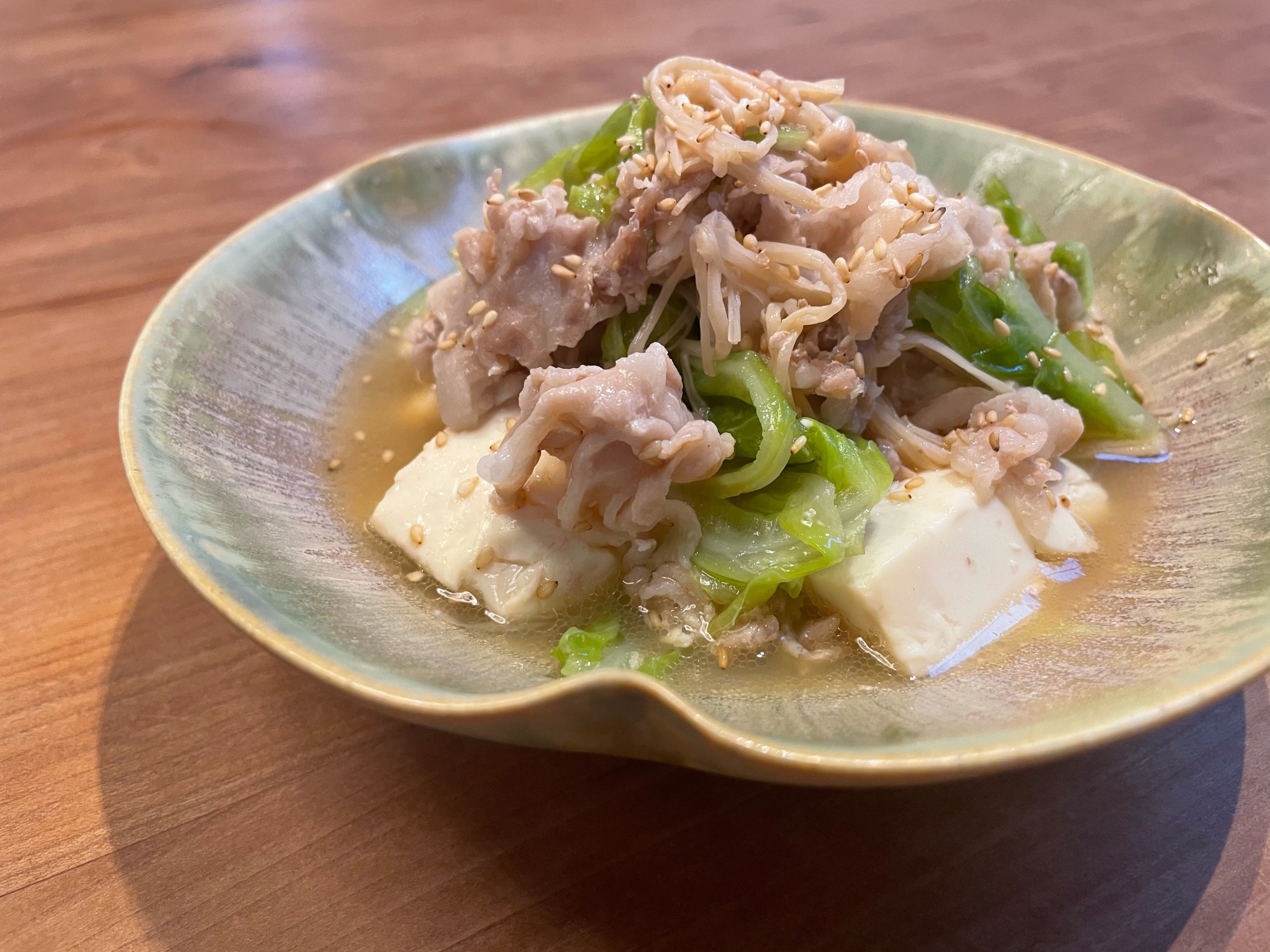 レンジで簡単副菜！キャベツと豚バラの中華煮