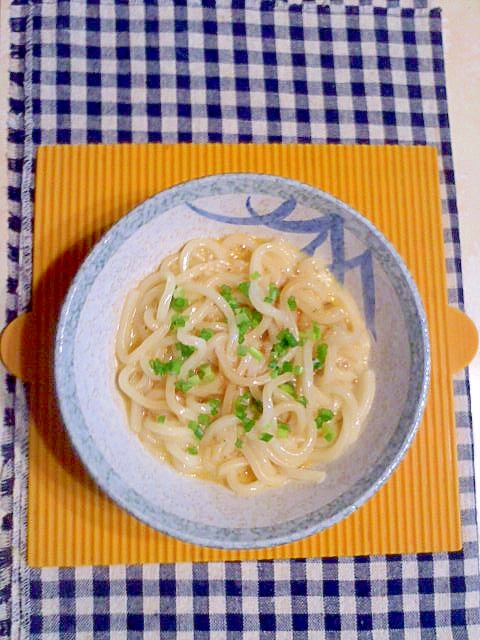 生アミエビの釜玉うどん♪