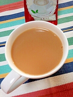 ホッと☆クリーミーきなこ紅茶ラテ♪
