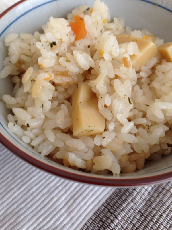 春ですよね(^ ^)我が家の筍ご飯☆