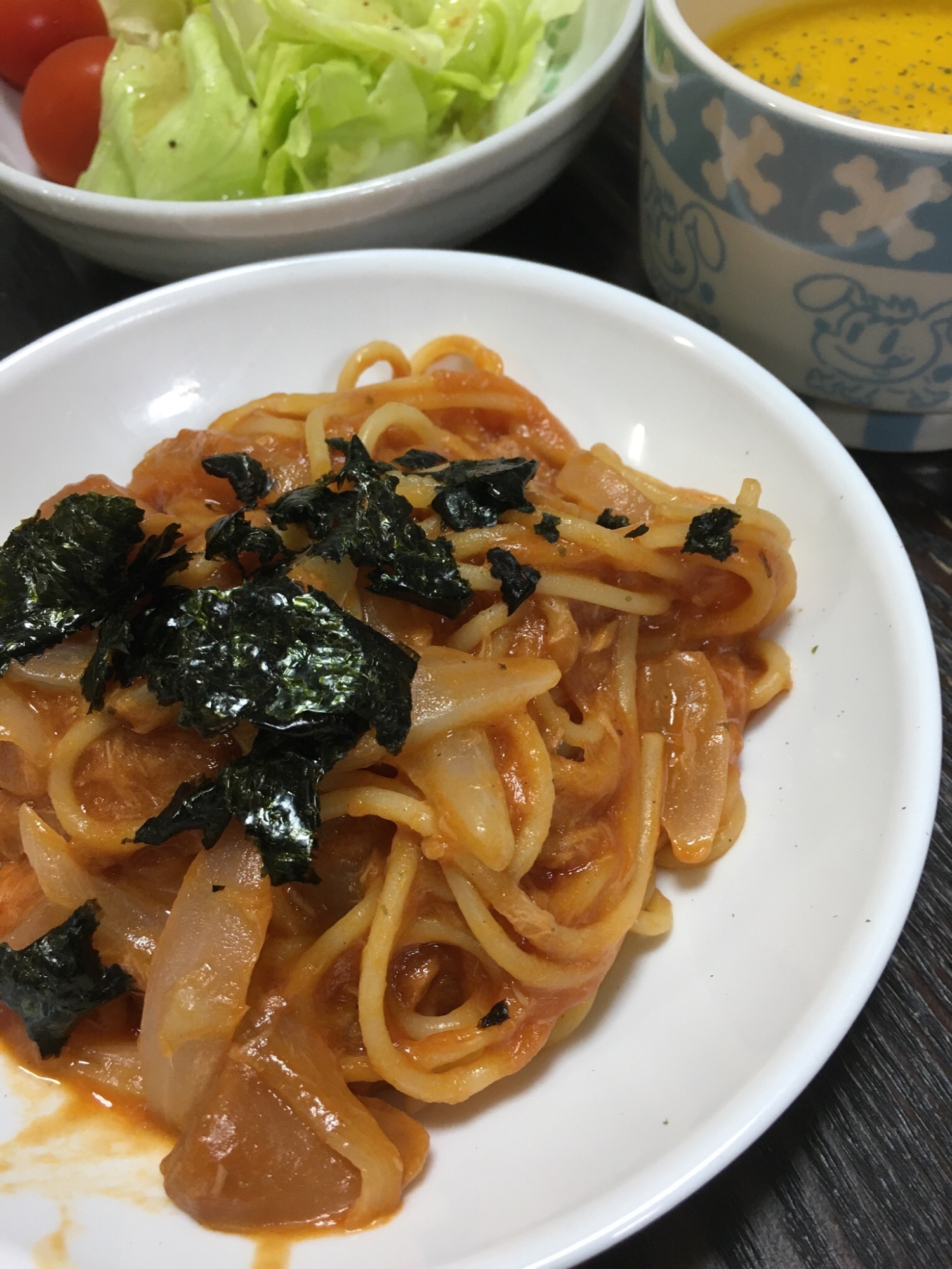 ツナとウインナーのパスタ♡