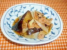 豚と茄子の煮物