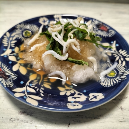 大根　大根おろしとちりめんじゃこの和え物